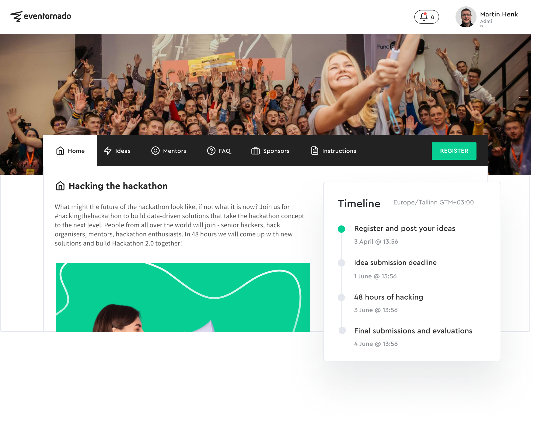 Launch a hackathon